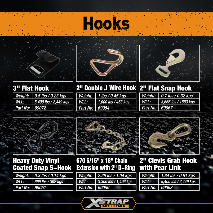 S Hook and Wire Hook and Chain Extension Lead